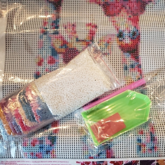 DIAMOND PAINTING ART THREE COOL LLAMAS  NEW IN PACKAGE - Picture 2 of 2